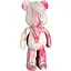 Конструктор картонний 3D-пазл Bearbrick біло-рожевий (ZX-155) - мініатюра 1