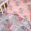 Наволочка MirSon Бязь Kids Time 20-0028 Little girl Teddy 50х70 см сіра з рожевим (2200009637902) - мініатюра 5