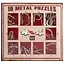Набор головоломок Eureka 10 Metall 3D Puzzles red 10 головоломок 473358 - миниатюра 1