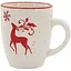 Чашка Limited Edition Ny Red Deer керамическая для чая/кофе 350 мл, белая с рисунком (TRSC-BR5021-M04) - миниатюра 1