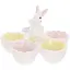 Підставка для яєць BonaDi на 5 штук керамічна Зайчик 9.5см (928-028) - мініатюра 1