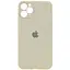 Чохол Epik Silicone Case Square Full Camera Protective AA для Apple iPhone 11 Pro 5.8 Бежевий/Antique White - мініатюра 1