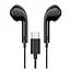 Навушники HOCO M101 Crystal joy Type-C wire-controlled digital earphones with microphone Black - мініатюра 1