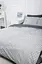 Комплект постельного белья Moon&Star семейный 2х143х210 см наволочки 2х40х60 см Gray Square Ranforce Elite - миниатюра 1