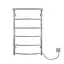 Электрический полотенцесушитель Kosser Каскад с полкой 800x500/6 ER ДКп02ER, Хром, Правое - миниатюра 2