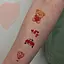 Набор временных тату "Любовь № 2" Fresh Tattoo Love-tattoo-mini-set-2-10, 12 х 7 см 10 шт - миниатюра 4