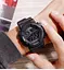 Чоловічий наручний спортивний годинник Skmei 1583 (Чорний з чорним) - мініатюра 4