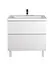 Тумба Мойдодир Grin 80-U з умивальником Fenova 80 Білий - мініатюра 2