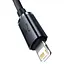 Кабель Baseus Crystal Shine Series Lightning 2.4A (1.2m) black (CAJY000001) - мініатюра 4