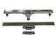 Душевой канал с горизонтальным фланцем Maxiflow Standart Line 60 см решетка 360 Волна 4013.00360K.060.1 - миниатюра 4