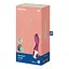 Вібратор Satisfyer Heated Thrill Connect App 20.6 см бордовий - мініатюра 6