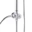 Душова система без змішувача Zerix DK-001 ZX2867, Хром - мініатюра 3