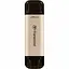 Флеш-накопичувач Transcend USB 256GB JetFlash 930 Gold-Black USB 3.2/Type-C (TS256GJF930C) - мініатюра 1