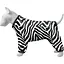 Вітровка для собак Waudog Clothes, малюнок "Зебра", M47 - мініатюра 1