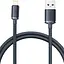 Кабель Baseus Crystal Shine Series USB Lightning 2.4 A 2m Black (CAJY000101) - мініатюра 1