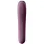 Вакуумний стимулятор із вібрацією Satisfyer Dual Kiss Бордовий - мініатюра 4