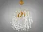 Колоритна новинка, кришталева люстра "Гліцинія", 6 ламп, золото - мініатюра 2
