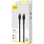 Кабель Baseus Cafule Flash Charging Type-C to Type-C PD 2.0 100W (2m) red/black (CATKLF-AL91) - мініатюра 2