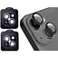 Защитное стекло DK для Apple iPhone 13 на камеру Lens Metal Ring Eagle Eye 015731 black 2 шт. - миниатюра 1
