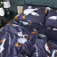 Простирадло MirSon Бязь 17-0662 Гусь Обнімусь 180x220 см сіре (2200009985867) - мініатюра 5