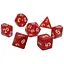 Набір кубиків Pearl 7 Dice Set - Red , 7 шт. (g7dpearl03) - мініатюра 1