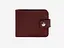 Кожаный портмоне Mini 2.2 бордовый. - миниатюра 1