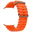 Ремінець Hoco iWatch WA12 Original series marine double buckle silicone strap (38/40/41 мм) orange - мініатюра 1