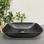 Умивальник VBI Avezzano black matt накладний VBI-014401, Чорний матовий - мініатюра 3