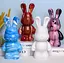 Набор для творчества Флюидный кролик Fluid Bunny с красками 33 см (24-603) - миниатюра 4