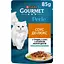 Вологий корм для дорослих котів Purina Gourmet Perle Mini Fillets Tuna міні філе у соусі з тунцем 85 г - мініатюра 1