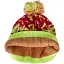 Шапка Select Pompon Hat 56 Yellow Red - миниатюра 5
