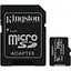 Карта пам'яті KINGSTON microSDXC 256GB Class 10 UHS-I U3 Canvas Select Plus + SD Adapter SDCS2/256GB - мініатюра 1