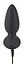 Анальна пробка Black Velvets Rotating Vibrating Plug 14 см (чорний) - мініатюра 15