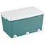 Контейнер для игрушек Tega Baby turquoise white - миниатюра 1