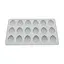 Форма силиконовая для выпечки печенья Мадлен на 18 ракушек 32х24х1.4 см C380, Kitchen Master Серый 87167 - миниатюра 2