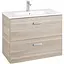 Тумба з умивальником Roca Victoria Basic 70 см береза A855853422 - мініатюра 1