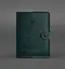 Кожаная обложка-портмоне для военного билета 15.0 зеленая - миниатюра 1