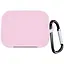 Чохол-накладка DK Silicone Candy Friendly з карабіном для OnePlus Buds Pro (pink) - мініатюра 1