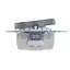 Кнопка дзвінка Brille WB-1VB Grey 42-276 - мініатюра 2