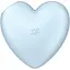 Вакуумний стимулятор клітора з вібрацією Satisfyer Cutie Heart блакитний - мініатюра 1