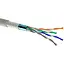 Кабель Одескабель КПВЕО-ВП (200) 4x2x0,51 (SF/UTP-cat.5E), CU, екран., для внутр. робіт, 305м - мініатюра 1