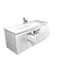Тумба Мойдодир Сорренто 120-А з умивальником SU-120 Білий підвісна Білий - мініатюра 4