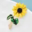 Брошь Подсолнух (494693371) - миниатюра 3