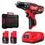 Шуруповерт-дрель Milwaukee M12 BPD-202C аккумуляторная 12В (4933499465) - миниатюра 2