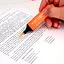 Набор маркеров Axent Highlighter D2501 клиновидный 1-5 мм 12 шт. оранжевый (D2501-12) - миниатюра 3
