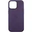 Шкіряний чохол Epik Leather Case AAA with MagSafe and Animation для Apple iPhone 14, 6.1 Deep Violet - мініатюра 1