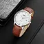 Наручные часы мужские 1801LSIBN Silver-White Brown Leather Skmei acs0030586 - миниатюра 4