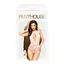 Боді з глибоким декольте та високими трусиками Penthouse - Toxic Powder Black M/L - мініатюра 3
