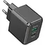 Сетевое зарядное устройство Hoco CS14A PD20W+QC3.0 USB-A и USB-C с поддержкой быстрой зарядки - миниатюра 1
