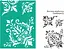 Трафарет багаторазовий самоклеючий №9 Кутовий 13×20см Квіти Rosa Talent - мініатюра 1